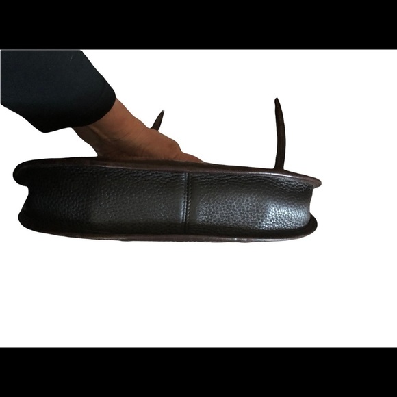 Brighton Pebble Leather Tortoise Shell Shoulder/Clutch Handbag Cut Outs Charm - Picture 4 of 10